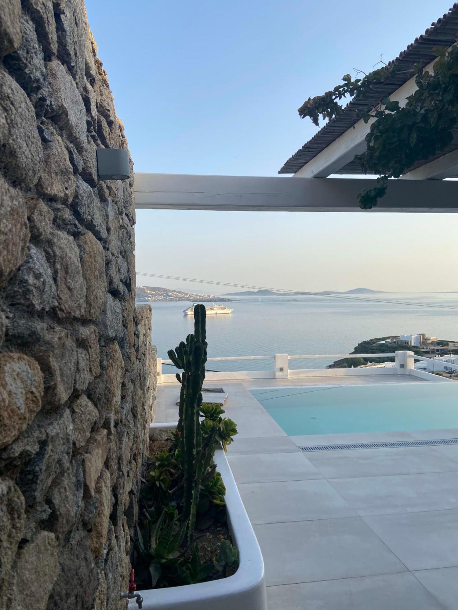 Villa Mykonian Luxury Azure W Sea View And Pool